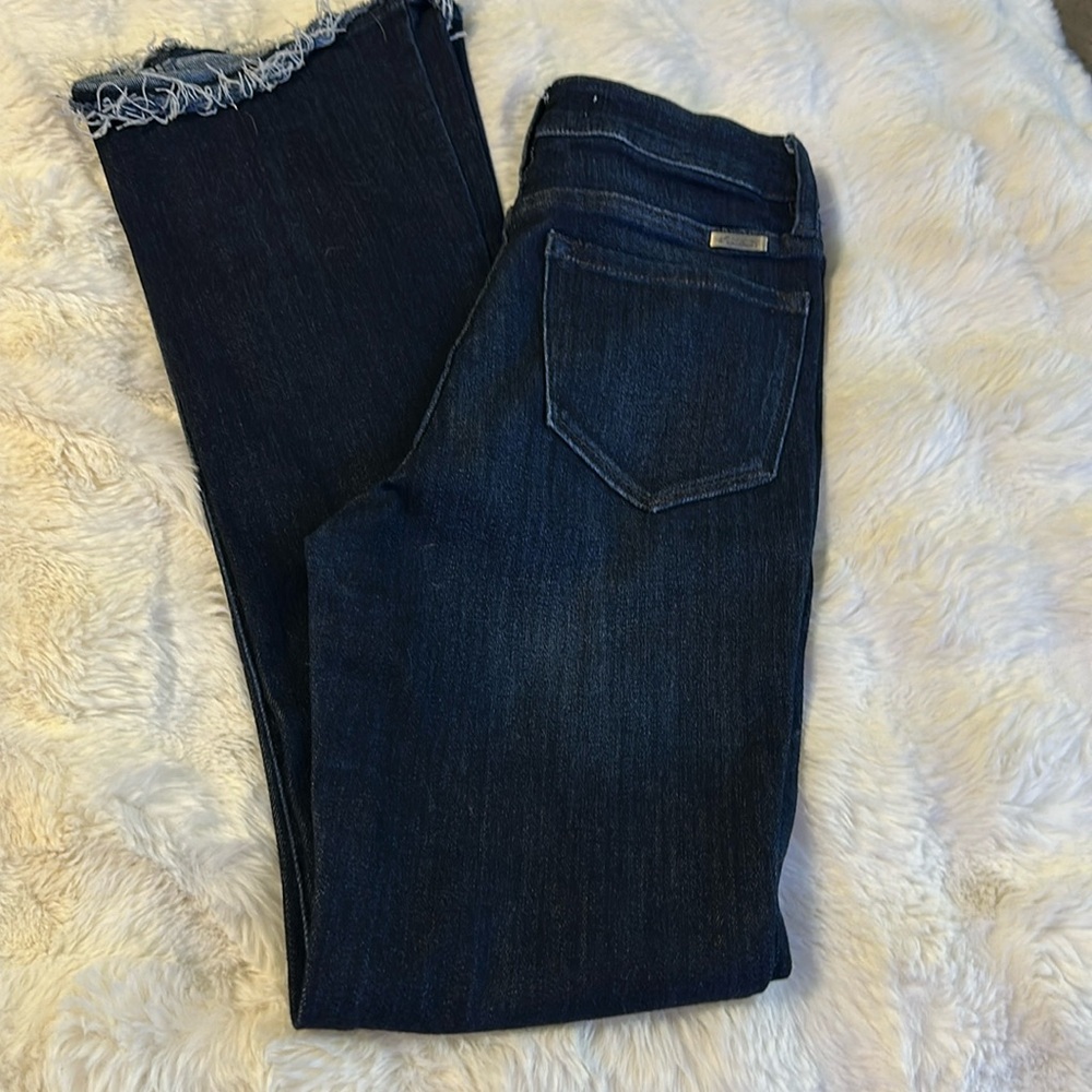 Kancan Jeans Womens Size 1 24x27 High Rise Button Fly